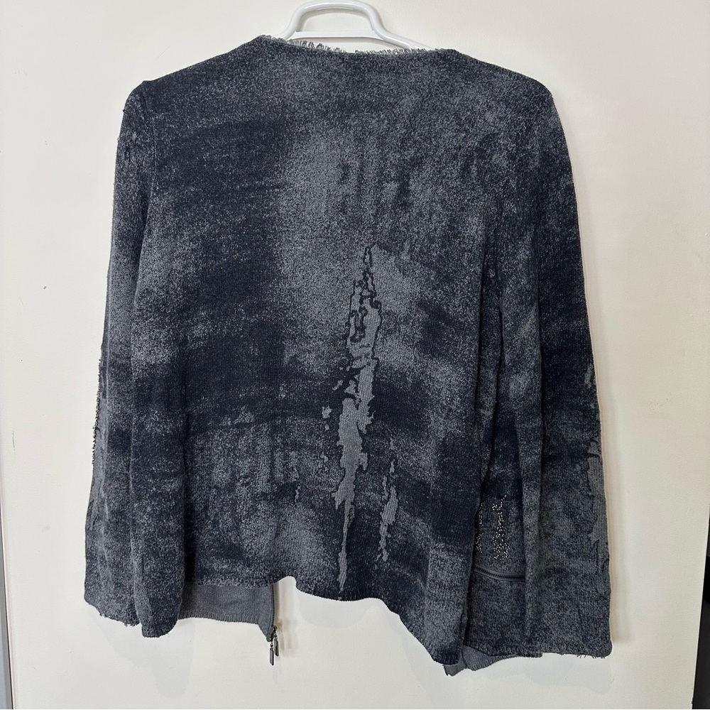 Monari Italia zip up long sleeve sweater jacket - Picture 12 of 14